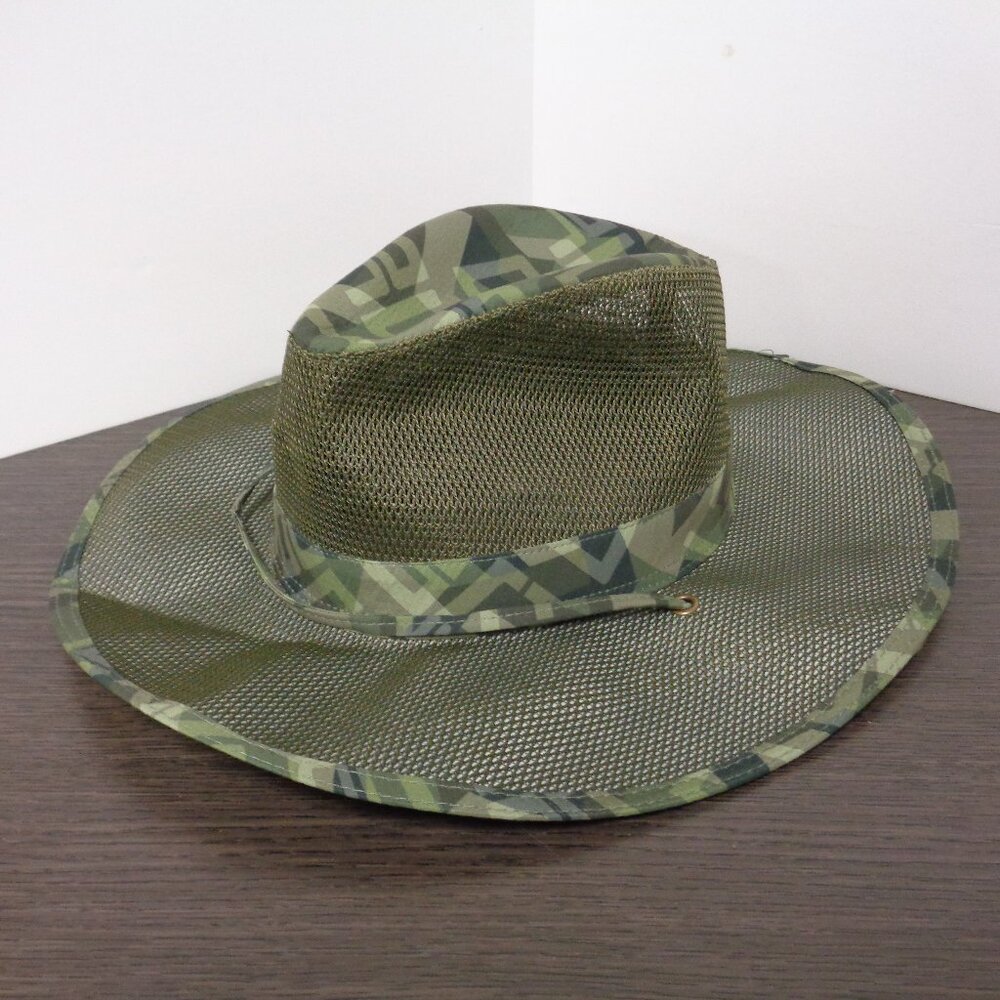 Brand New QWave Mesh Safari Hat, Green, One Size Fits Most, model QWPG-6217 F53